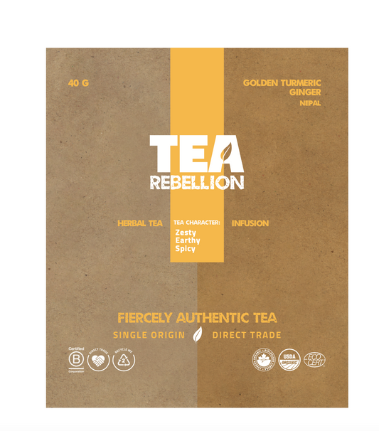 Tea Rebellion_Golden Ginger Tumeric_from Himalays_Organically Grown
